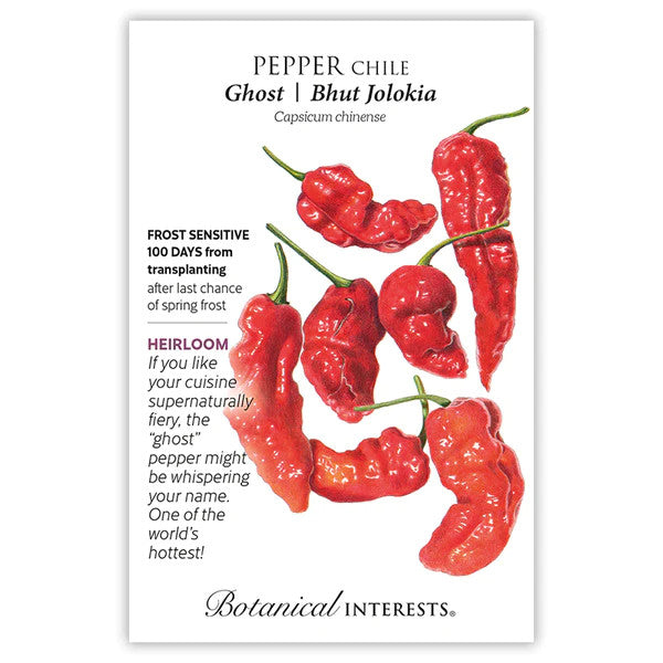 Botanical Interests - Ghost Bhut Jolokia Chile Pepper