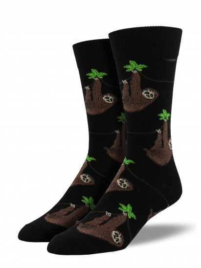 Sloth Socks - Black