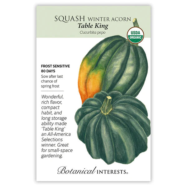 Botanical Interests - Table King Acorn Winter Squash