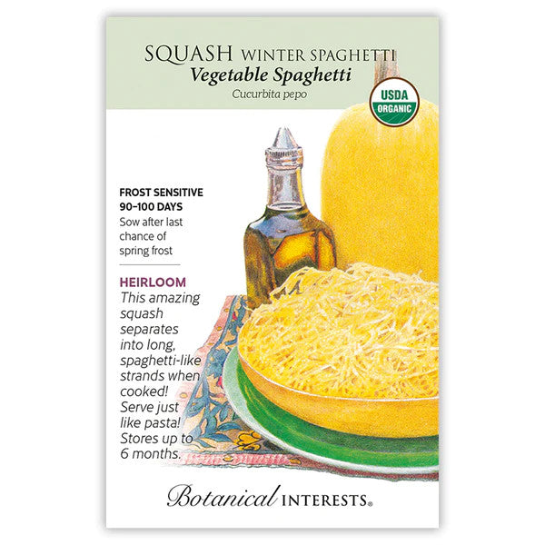 Botanical Interests - Spaghetti Winter Squash