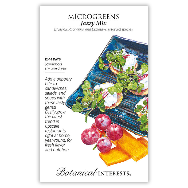 Botanical Interests - Jazzy Mix Microgreens