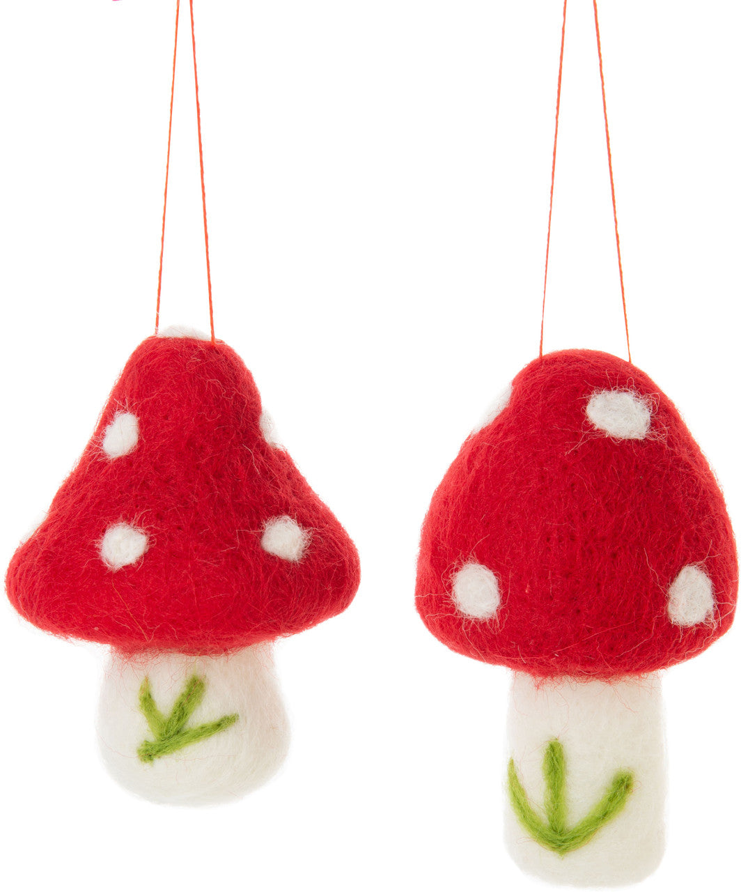 Felt Mushroom Ornament - Assorted