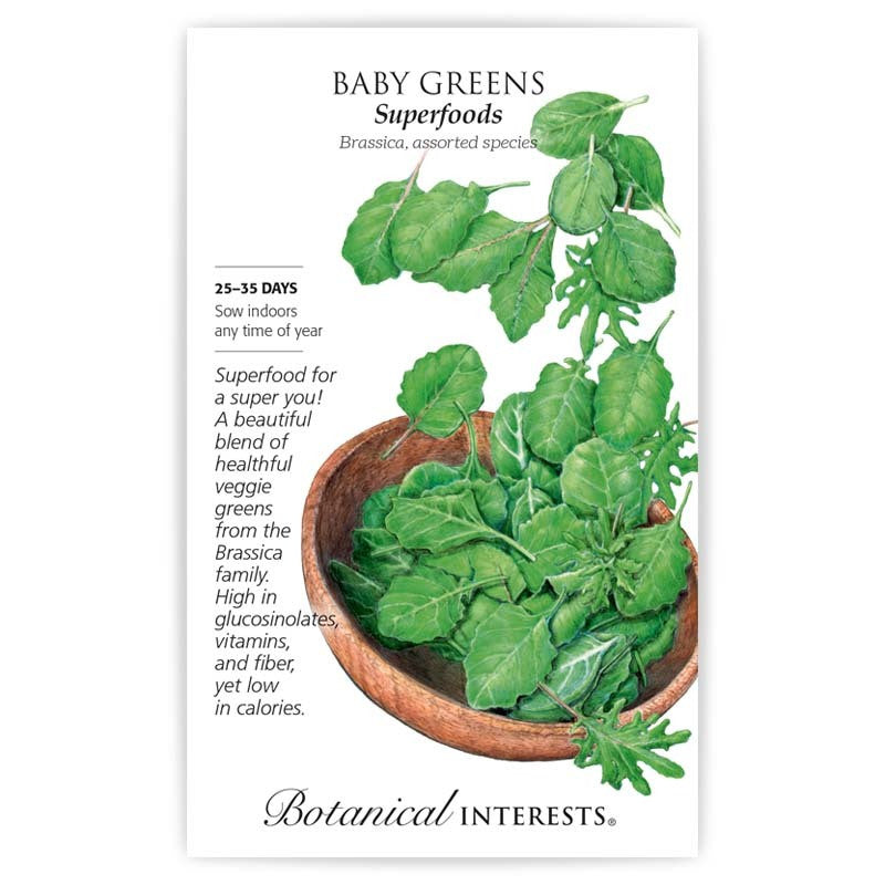 Botanical Interests - Baby Greens Superfoods Mix Seeds