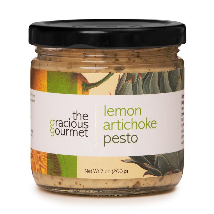 The Gracious Gourmet Lemon Artichoke Pesto