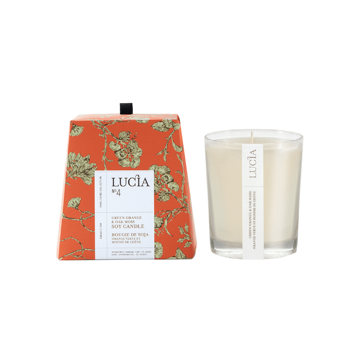 Lucia Orange & Oak Moss Soy Candle