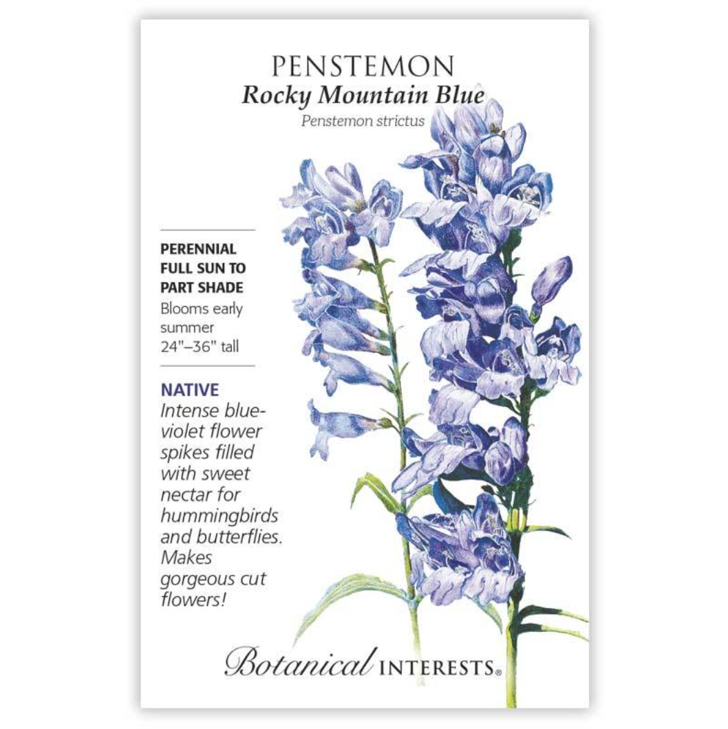 Botanical Interests - Penstemon Rocky Mountain Blue Seeds