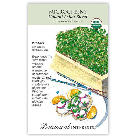 Botanical Interests - Umami Asian Blend Microgreens