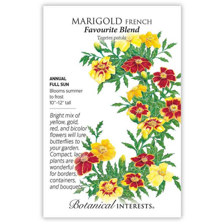 Botanical Interests - Favourite Blend French Marigold