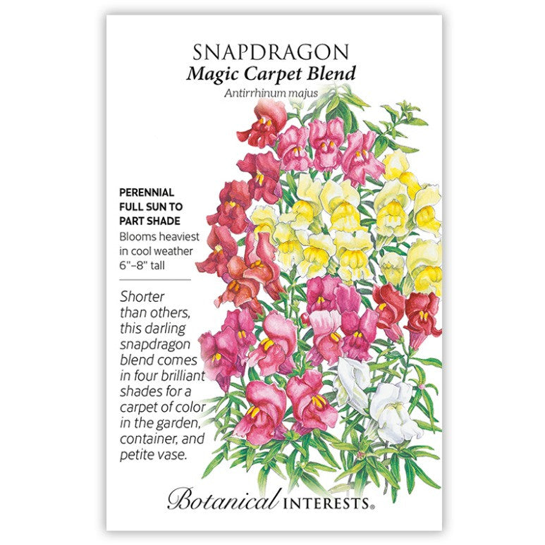 Botanical Interests - Magic Carpet Blend Snapdragon