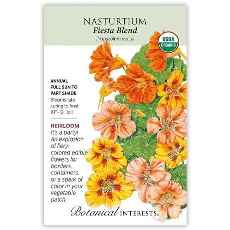 Botanical Interests - Fiesta Blend Nasturtium