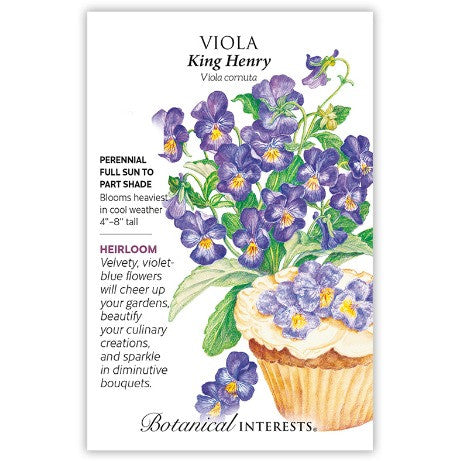 Botanical Interests - King Henry Viola